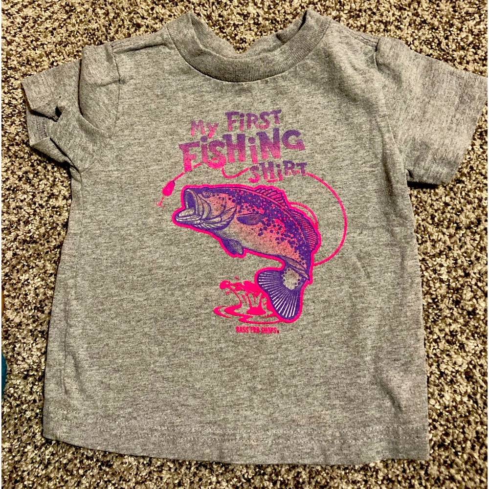 Toddler Girl Fishing Shirt